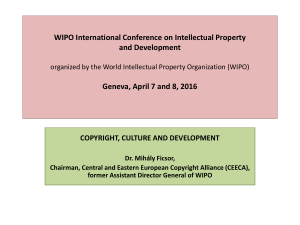 Copyright, culture and development