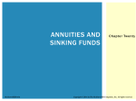 Present Value of an Ordinary Annuity