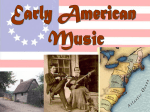 Early American music influences