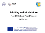 Polish Presentation - Not Only Fair Play Project