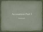 Accusation - TeacherWeb