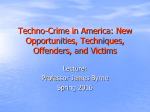 Techno-Crime in America spring 2016