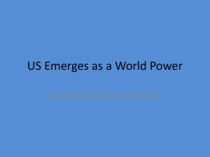 US Emerges as a World Power