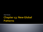 Chapter 13: New Global Patterns - sls