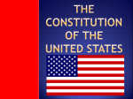 The Constitution of the united states