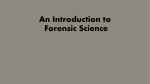 An Introduction to Forensic Science