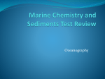 Marine Chemistry and Sediments Test Review