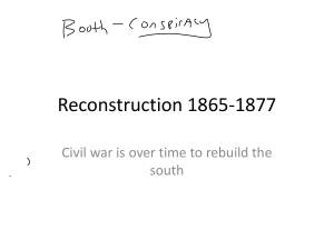 Reconstruction 1865-1877