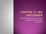 CHAPTER 12: THE GENDER ORDER AND SEXUALITY