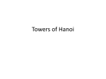 Towers of Hanoi - Computing Science and Mathematics