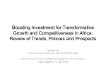 Boosting Investment for Transformative Growth and