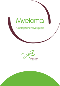What is the treatment for myeloma?
