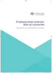 Employee share schemes: start-up companies