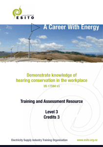 Demonstrate knowledge of hearing conservation in the