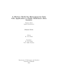 A Mixture Model for Heterogeneous Data with Application to Public