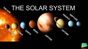 the solar system - Hegoalde ikastola