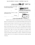 1 Complaint for Violation of the Federal Securities Laws 05/19/2015