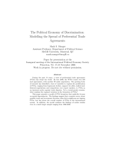 The Political Economy of Discrimination: Modelling the Spread of