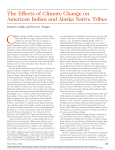 The Effects of Climate Change on American Indian and Alaska