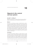 Hypoxia in the central nervous system
