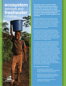 ecosystem freshwater - Conservation International