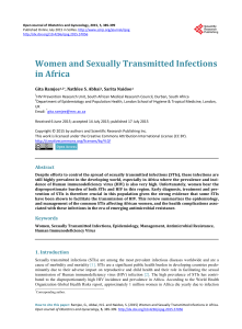 Women and Sexually Transmitted Infections in Africa