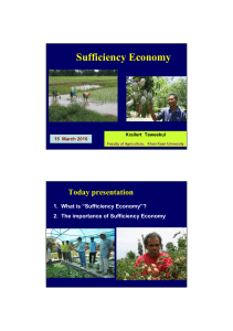 0402 Sufficiency Economy