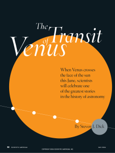 transit of Venus - Glenn Schneider