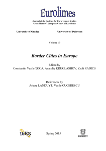 Border Cities in Europe - Departamentul de Relatii Internationale si