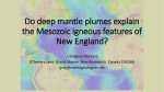 Do deep mantle plumes explain the Mesozoic igneous features of