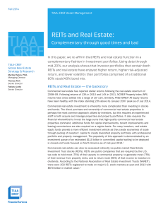 REITs and Real Estate
