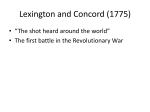 Revolutionary War and Articles of Confederation
