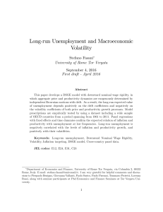 Long-run Unemployment and Macroeconomic Volatility