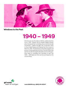 Windows to the Past 1940-1949