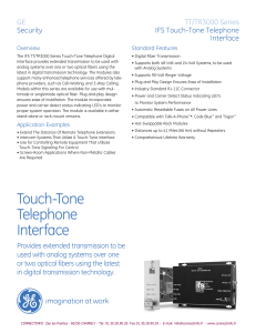 Touch-Tone Telephone Interface