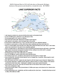 LAKE SUPERIOR FACTS