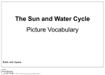 The Sun and Water Cycle Picture Vocabulary