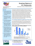 Effect of Snacking Frequency on Adolescents` Dietary