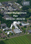 Carbon Management Plan 2015/16– 2019/20 - Heriot