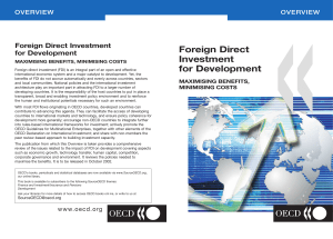 Foreign Direct Investment for Development