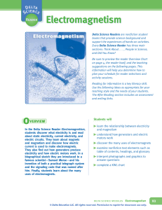 Electromagnetism - Delta Education