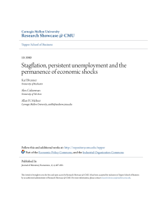 Stagflation, persistent unemployment and the permanence of