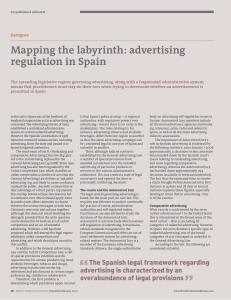 Mapping the labyrinth: advertising regulation in Spain