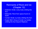 Remnants of Rock and Ice (Chapter 12)