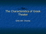 The Characteristics of Greek Theater