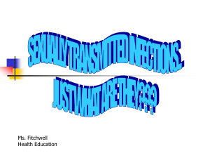 Sexually Transmitted Infections - Belle Vernon Area School District