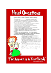 HOTs - Head Questions - Author`s Intention