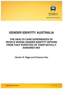 Gender Identity Australia Report