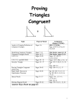 Proving Triangles Congruent - White Plains Public Schools