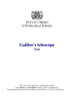 Galileo`s telescope - Exhibits on-line